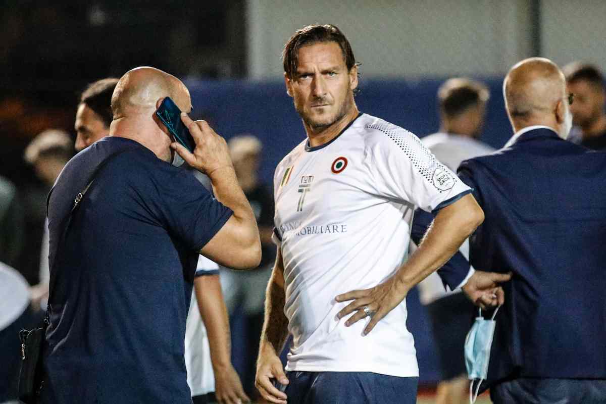 Francesco Totti in campo