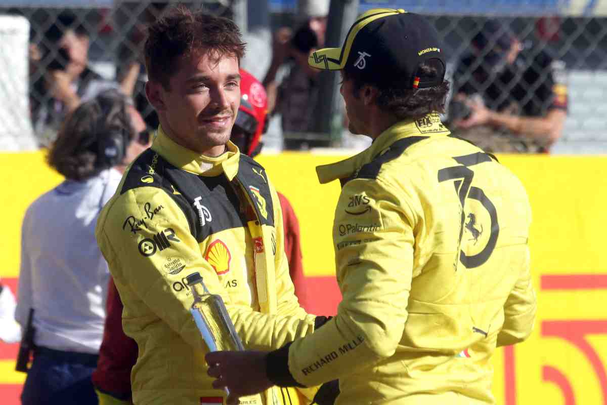 Leclerc e Sainz spaccatura