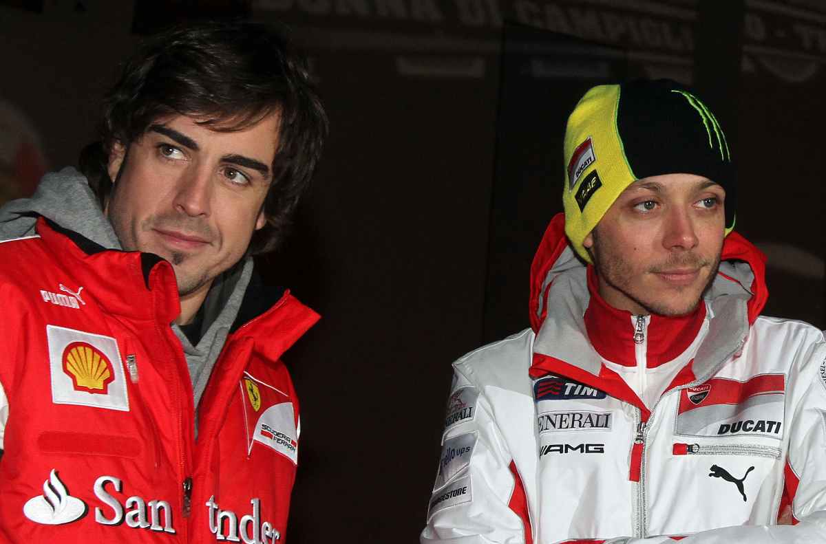 Alonso e Valentino Rossi