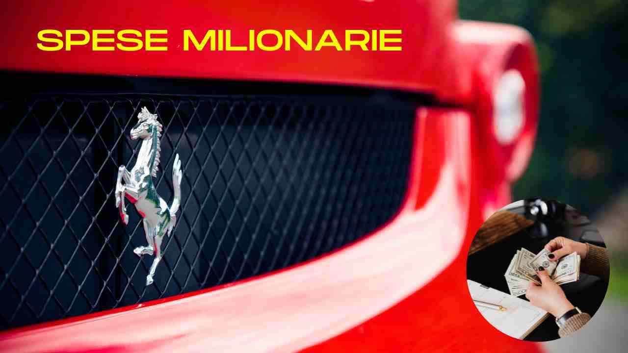 Other than Black Friday, the show is all red  An extremely rare Ferrari supercar is up for auction