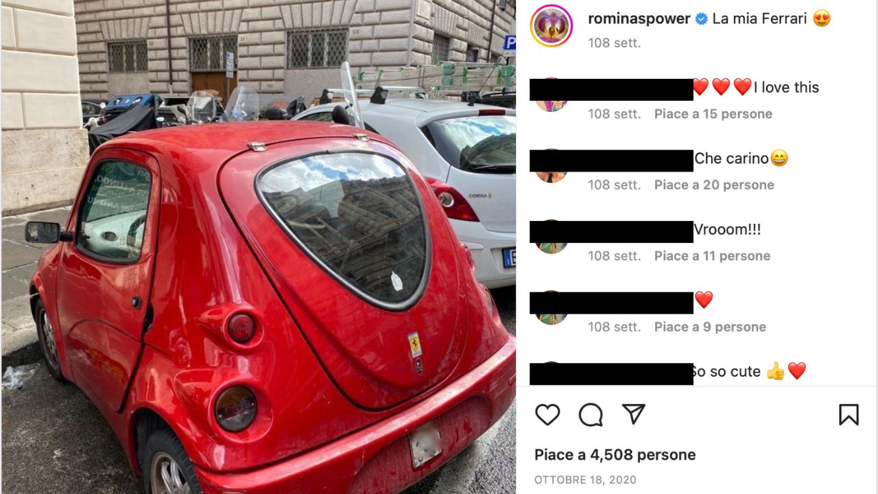 La "Ferrari" di Romina Power