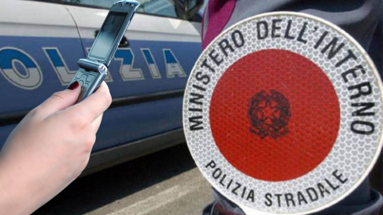 Telefonino in auto (foto Canva)