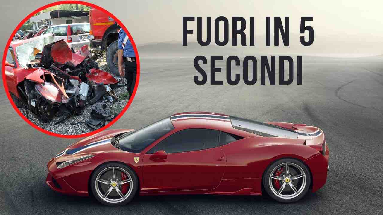 Incidente Ferrari video