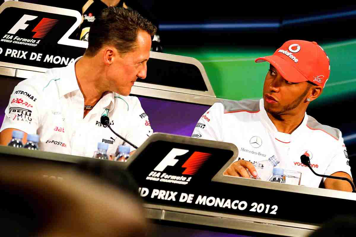 Hamilton e Schumacher