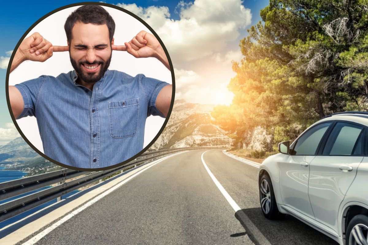 Auto che suona in strada