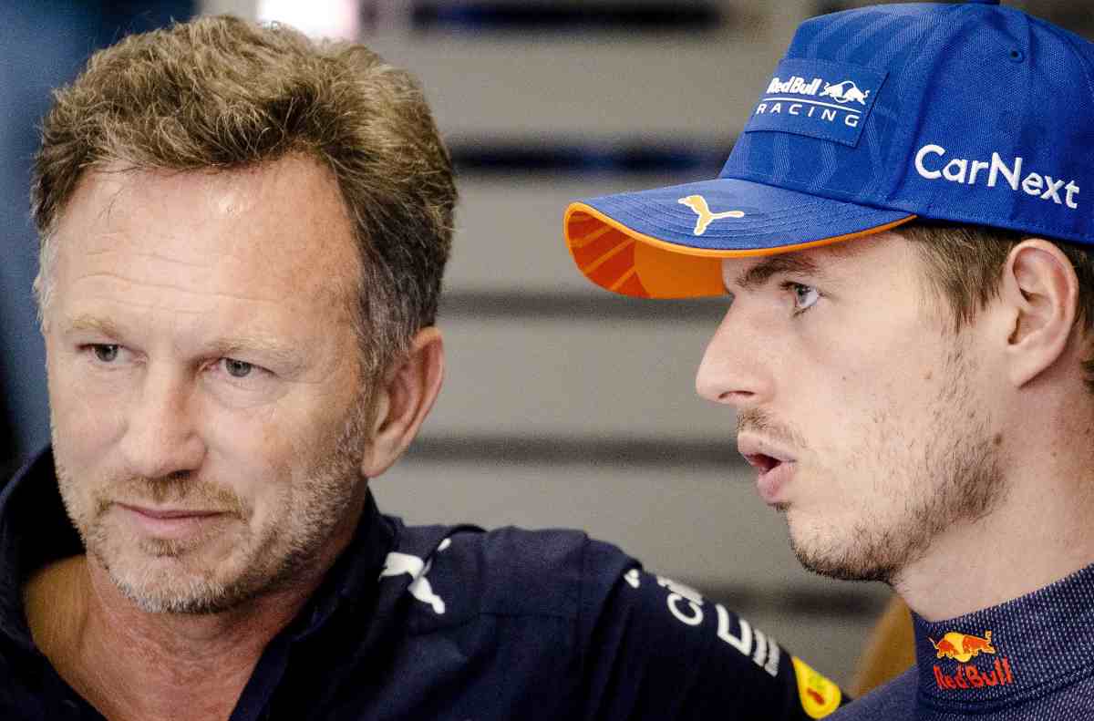Verstappen e Christian Horner