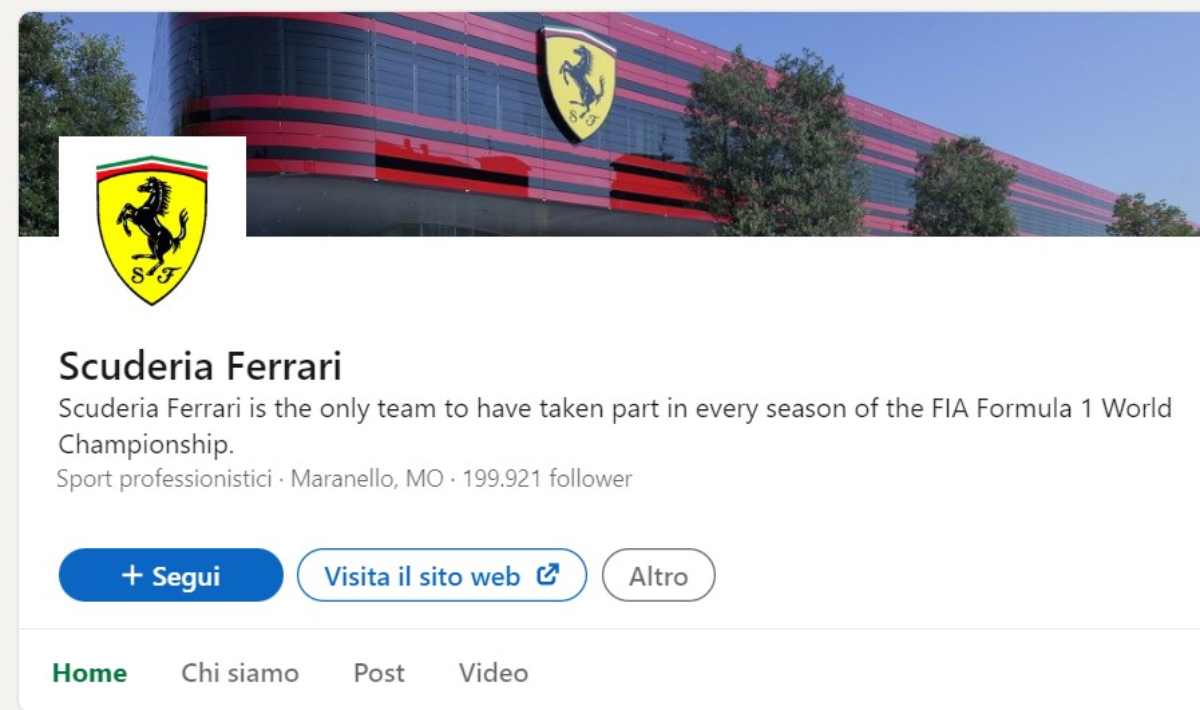 ferrari linkedin