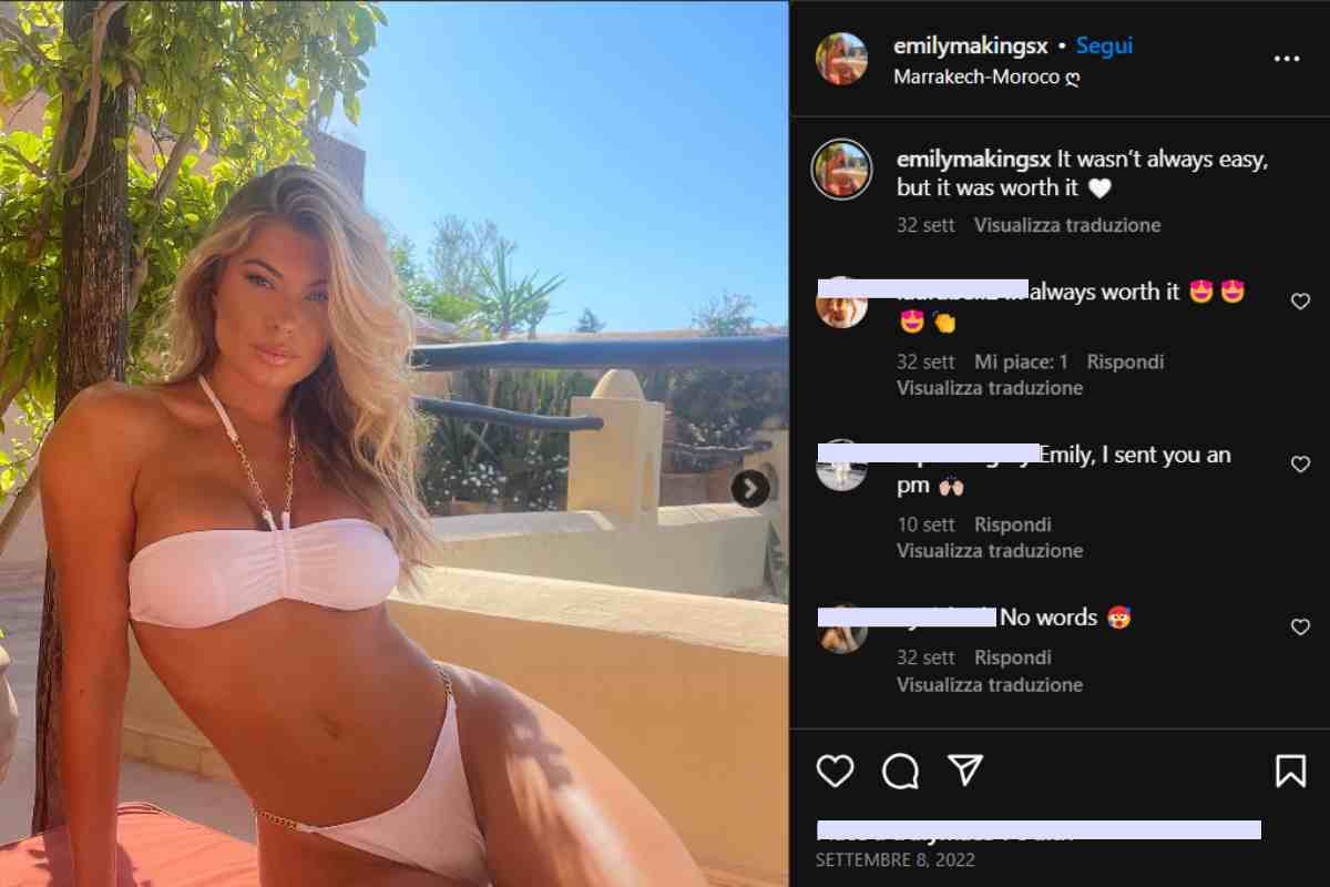 Emily Makings, l'ex ombrellina fa impazzire i suoi follower così (mondofuoristrada.it - Instagram)