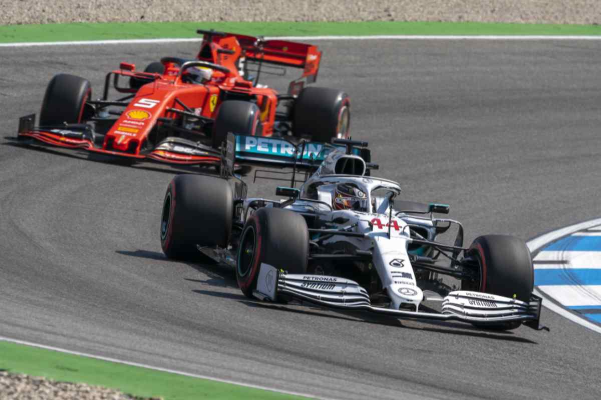 Ferrari battuta dalla Mercedes