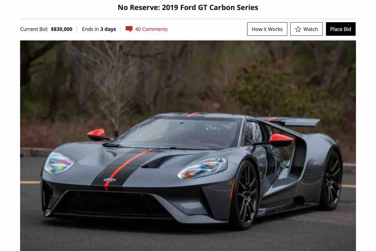 Vendita Ford GT