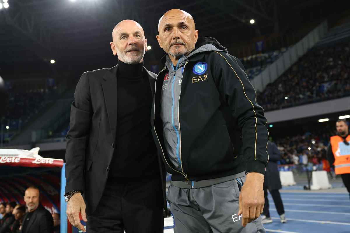 Pioli e Spalletti, allenatori di Milan e Napoli (mondofuoristrada.it - LaPresse)