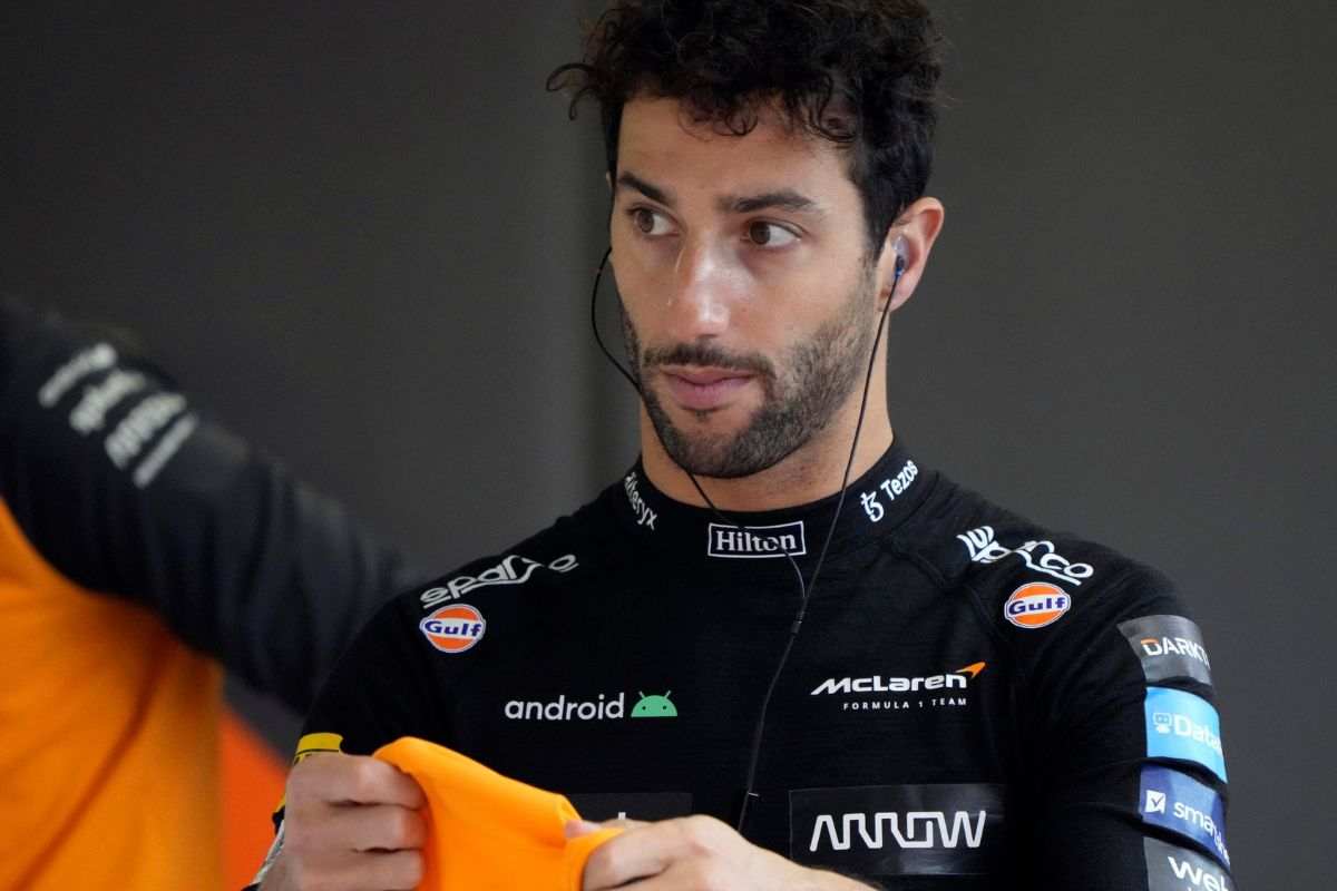 Daniel Ricciardo box