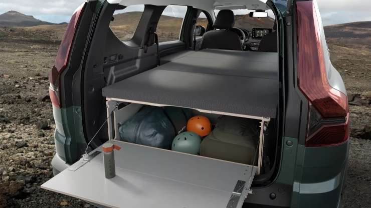 Come il Dacia Jogger si trasforma in camper