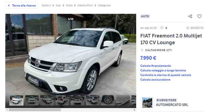 Fiat Freemont in offerta