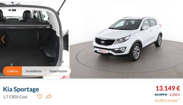 Kia Sportage offerta