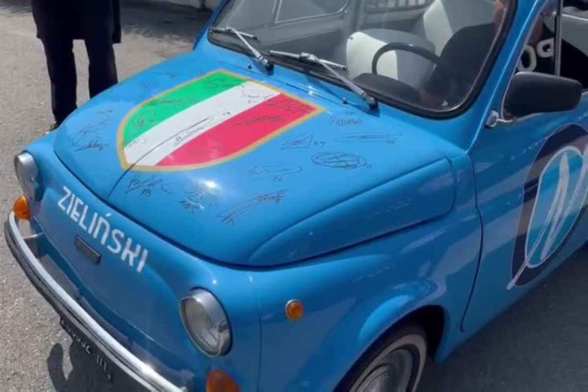 Zielinski auto scudetto