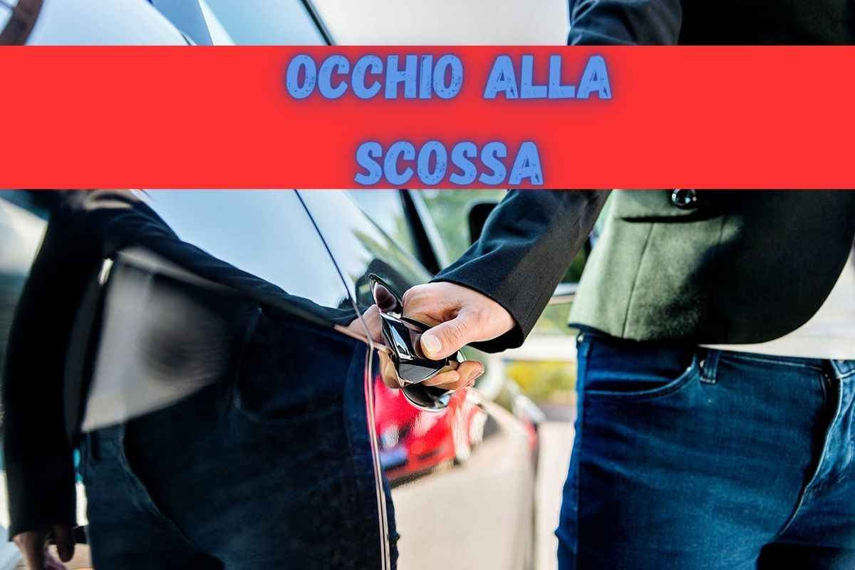 Scossa in auto il motivo