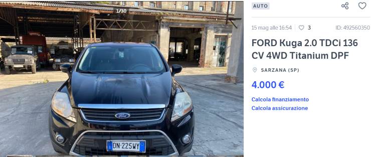 Ford Kuga su subito.it