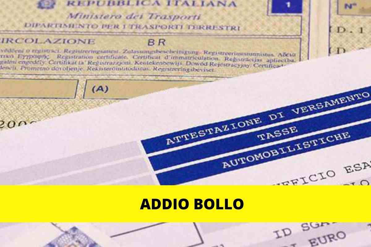 tasse automobilistiche bollo