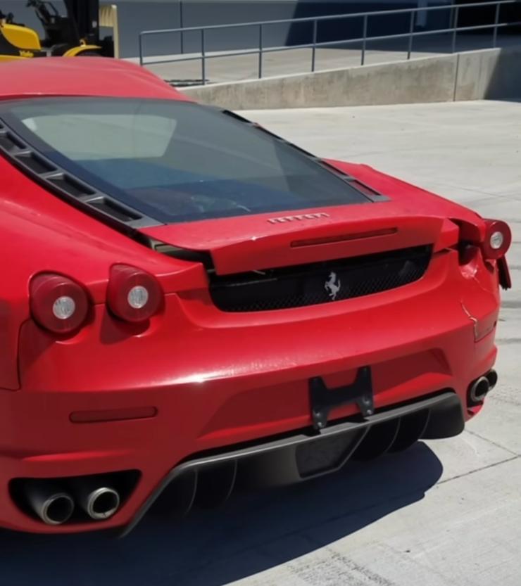 Ferrari F430 Incidente