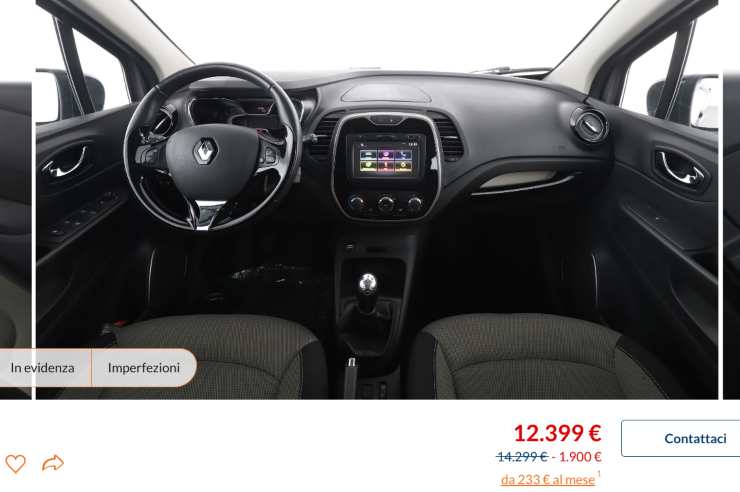 Renault Captur offerta