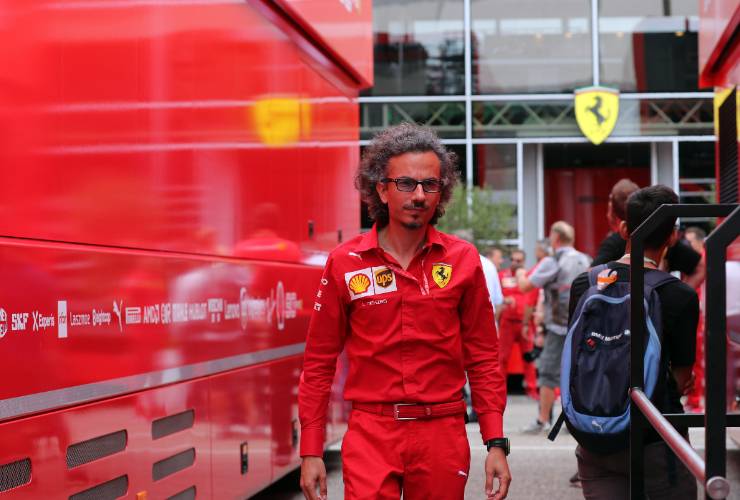 Laurent Mekies cambiamenti al muretto Ferrari