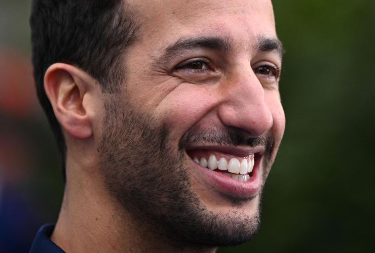 Un sorridente Ricciardo nel 2023