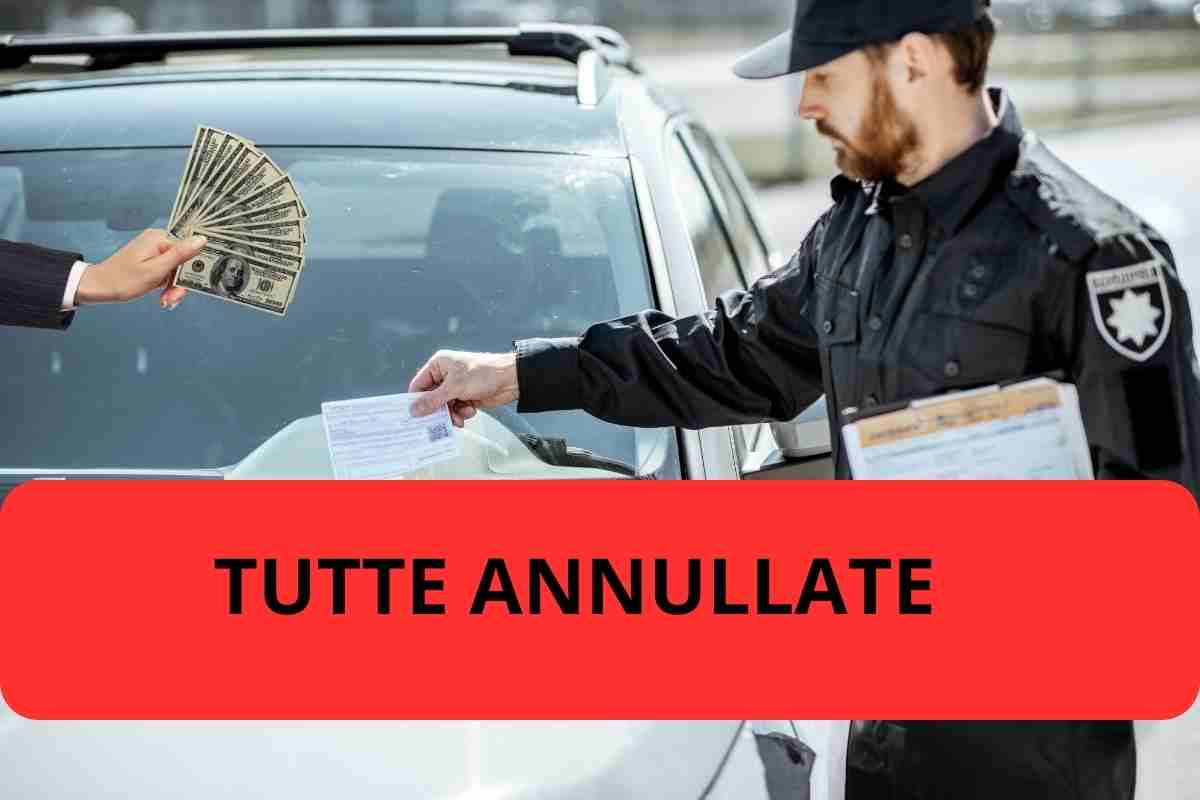 multe annullate sentenza