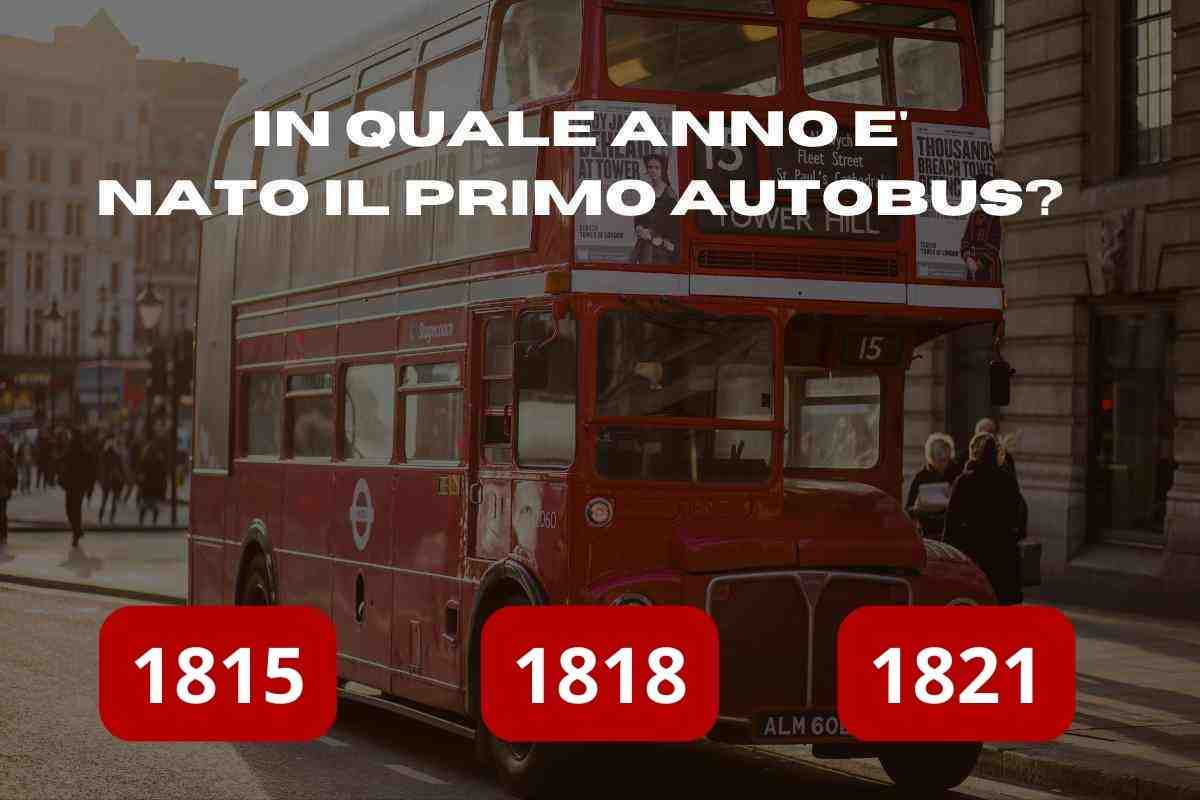 quando sono nati gli autobus