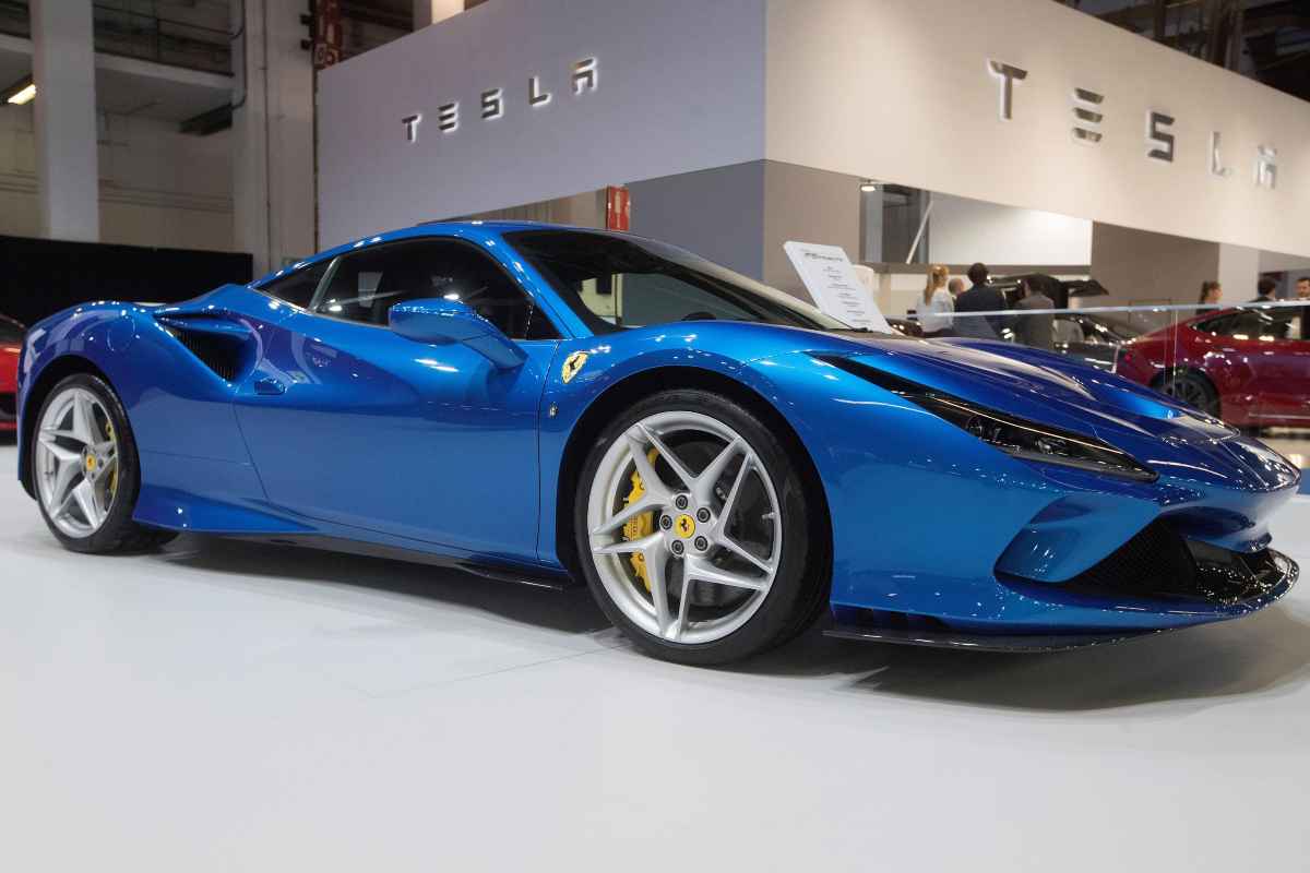 Ferrari F8 incidente