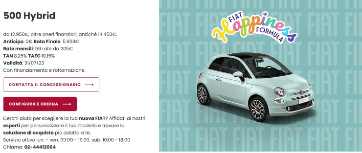 Fiat 500 hybrid