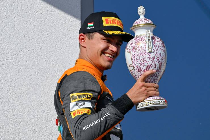 Norris ha distrutto il trofeo di Verstappen