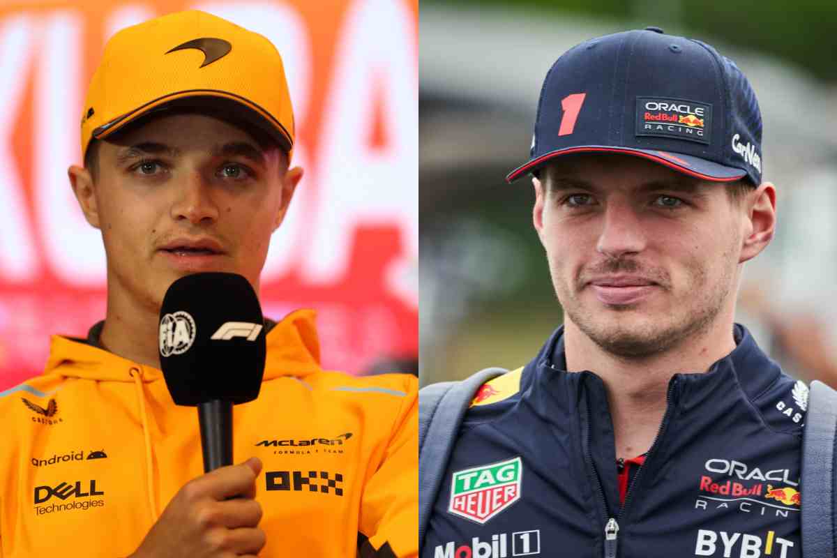 Norris danno a Verstappen