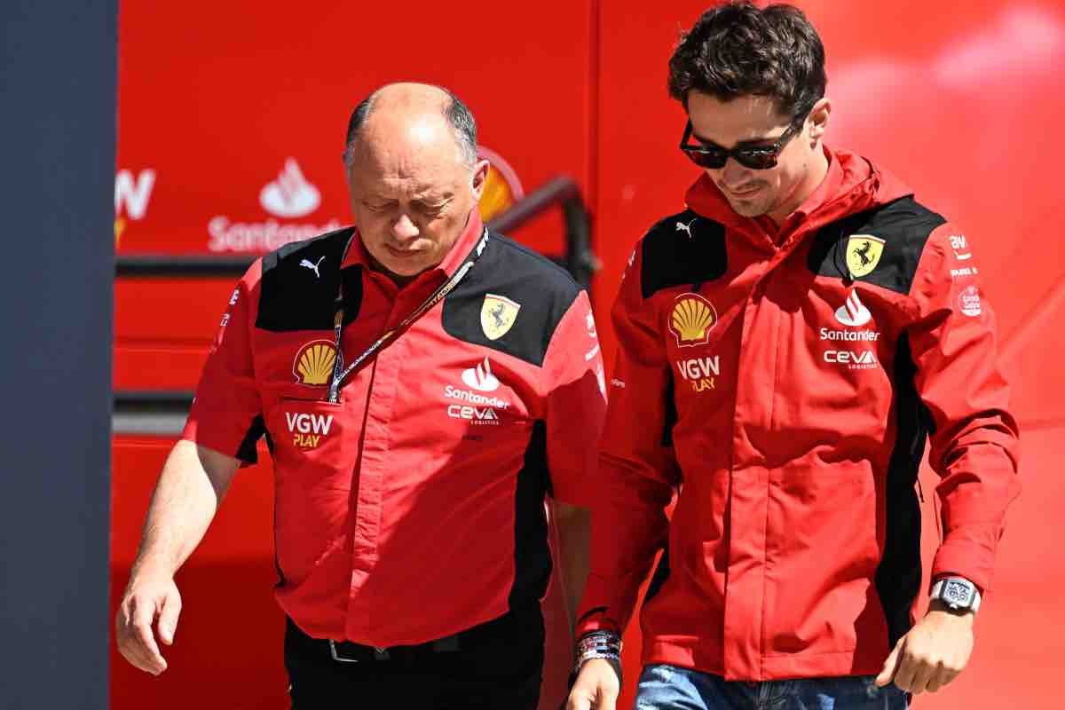 Vasseur sul momento di flessione della Ferrari