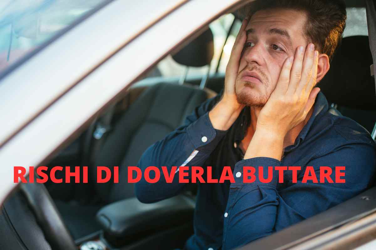 auto rischi di buttarla