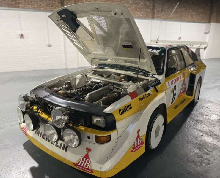 La spettacolare Audi Sport quattro in vendita