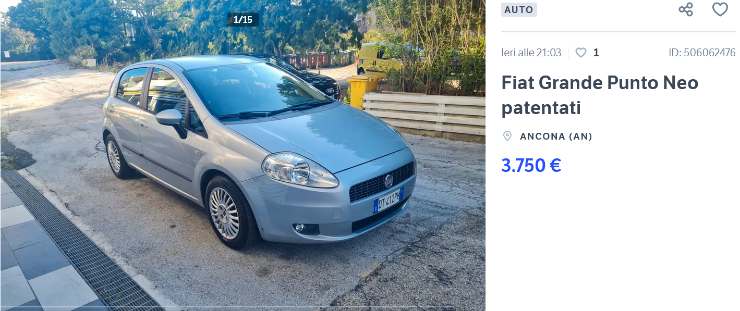 FIAT Punto occasione d'oro