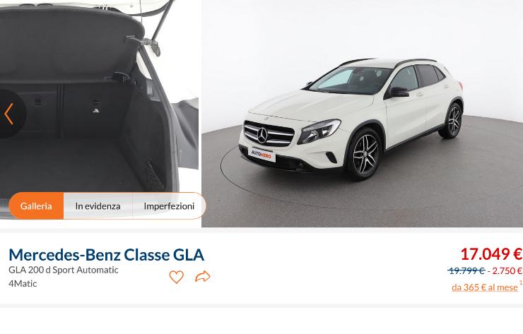 Mercedes GLA che occasione