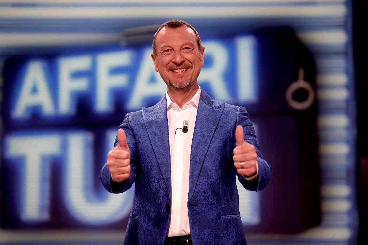 Amadeus, ecco con chi l'hanno beccato