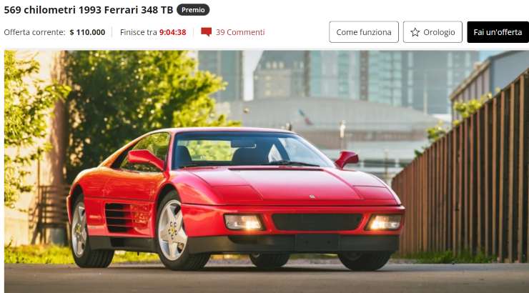 Ferrari 348 TB, una delle più belle al mondo