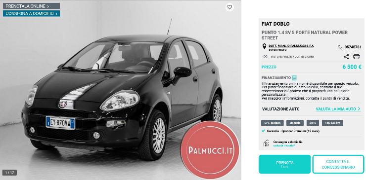 FIAT Punto che occasione