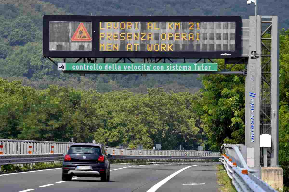 Stop al tutor in autostrada