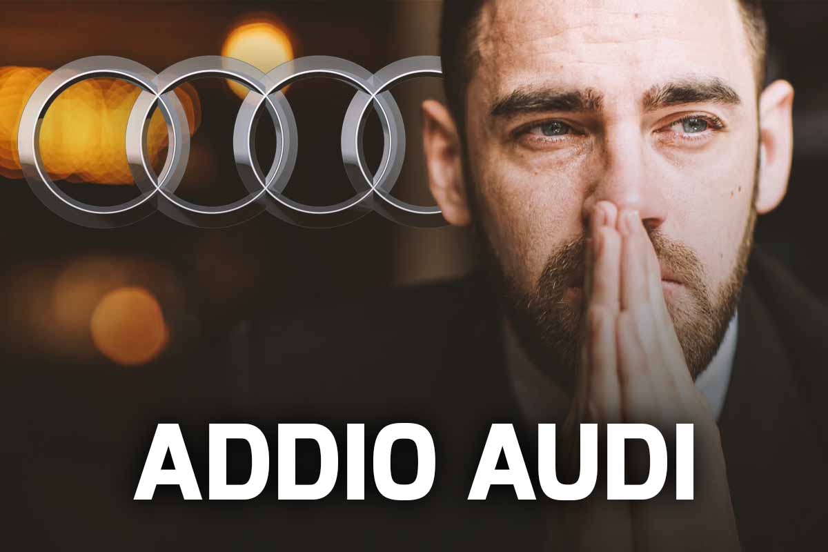 addio audi cambio nome