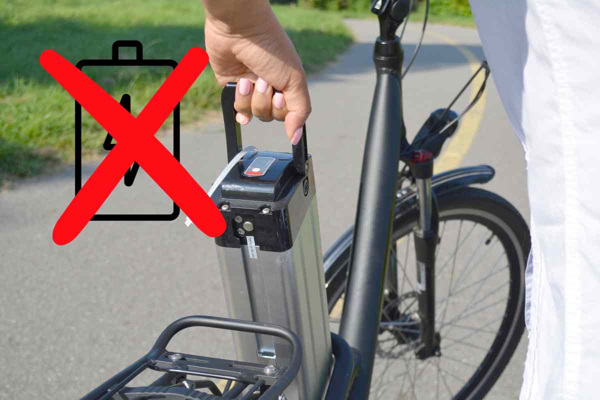 bici elettrica che non si ricarica