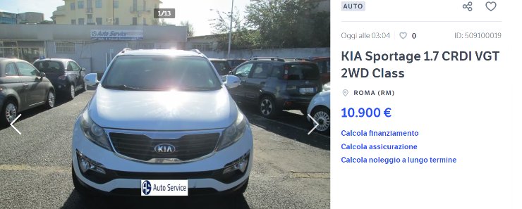 Kia Sportage, costa pochissimo