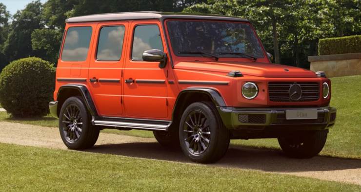 Mercedes Classe G, l'auto di Osimhen