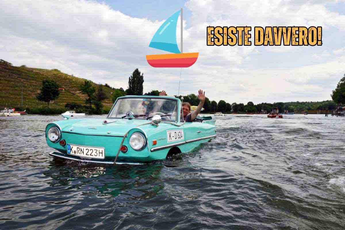 Automobile anfibia mare amphicar