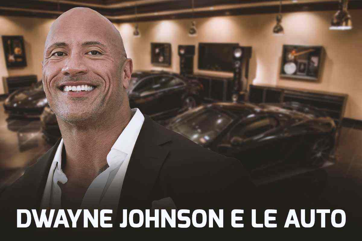 the rock quali sono le sue auto garage da urlo