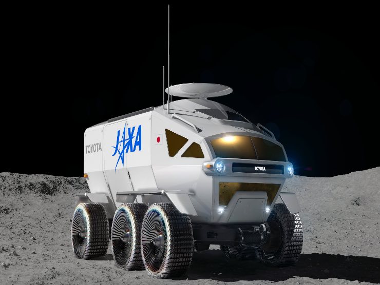Gli astronauti useranno il rover Toyota senza tuta spaziale