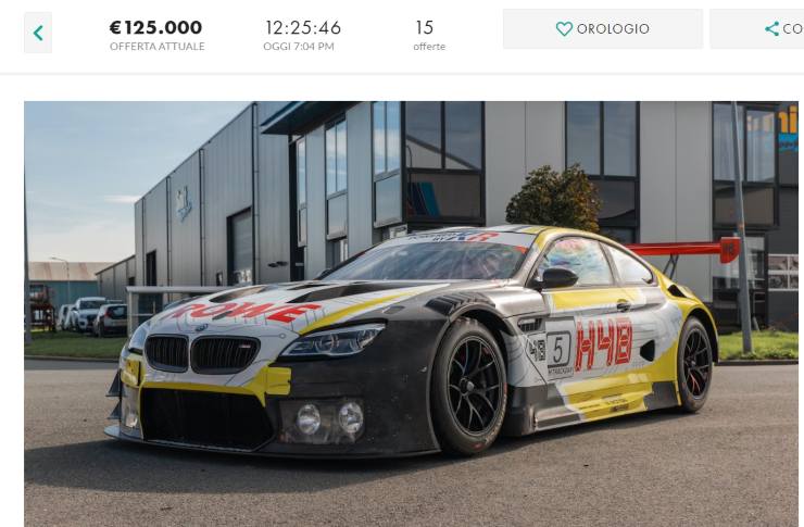 BMW M6 GT3, l'auto dei sogni